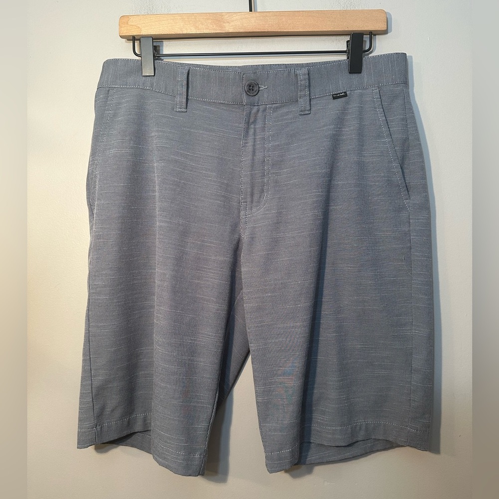 Travis Mathew Mens Shorts 32 Gray Golf Performance Proceed With Caution Casual